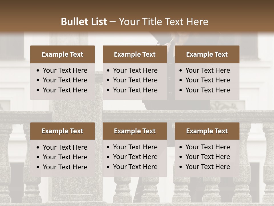 Window Lady Human PowerPoint Template