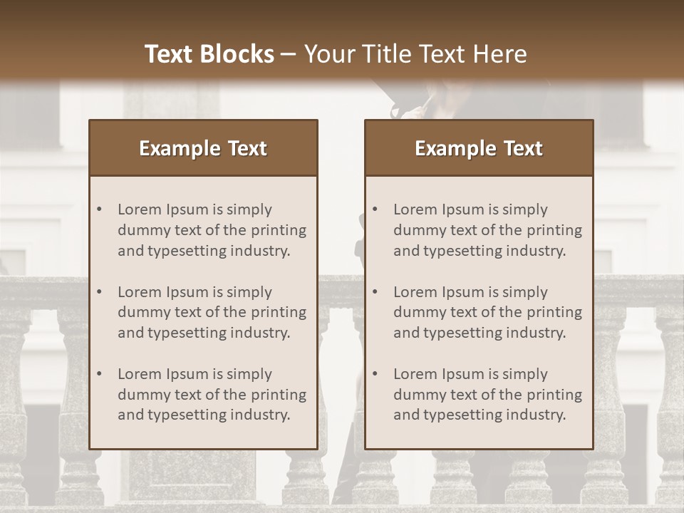 Window Lady Human PowerPoint Template