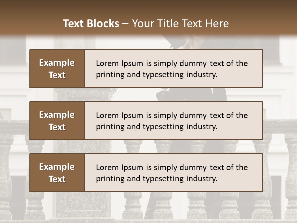 Window Lady Human PowerPoint Template