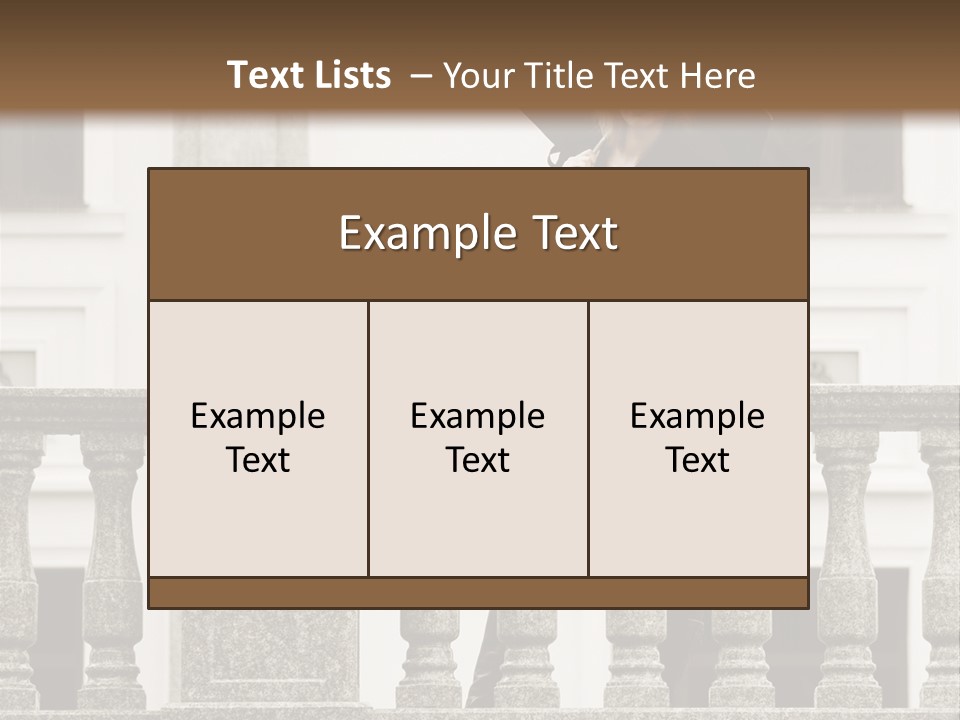 Window Lady Human PowerPoint Template
