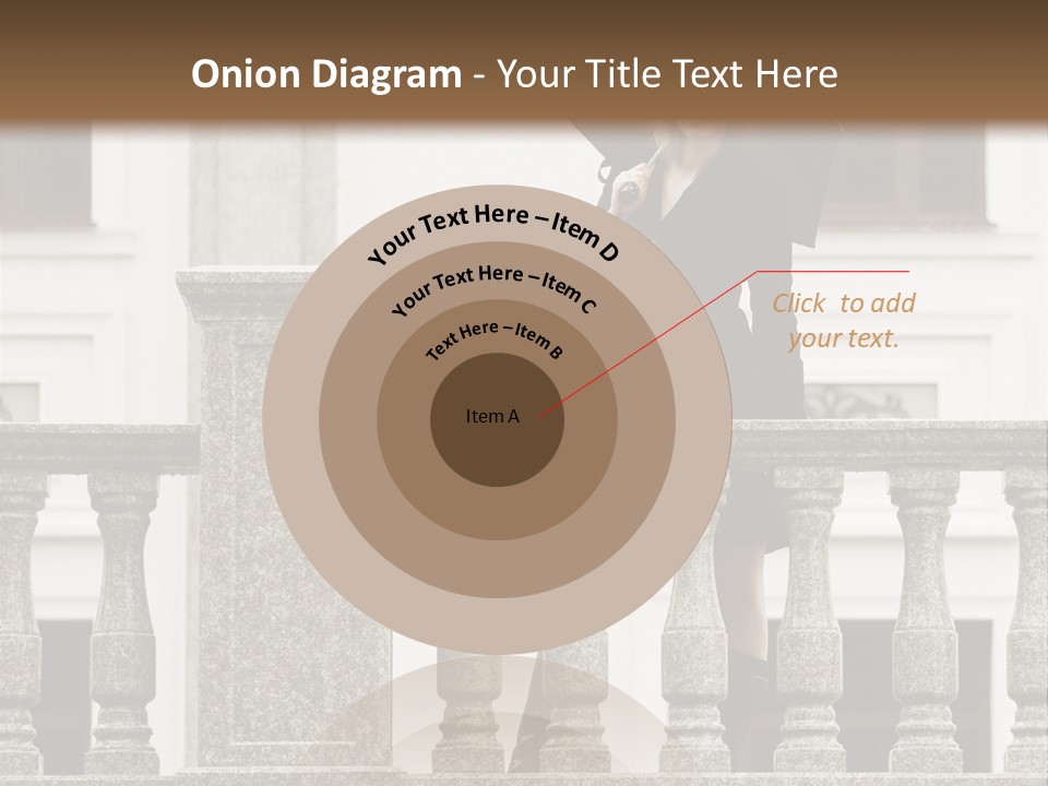 Window Lady Human PowerPoint Template