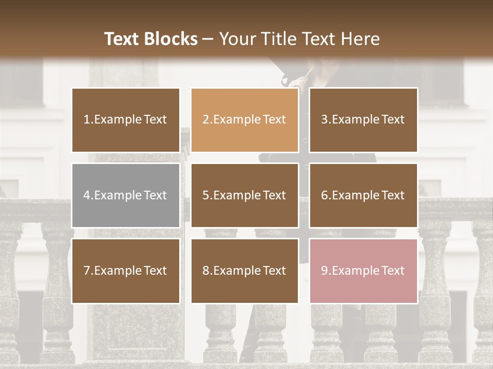 Window Lady Human PowerPoint Template