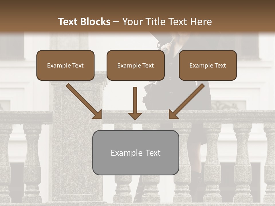 Window Lady Human PowerPoint Template