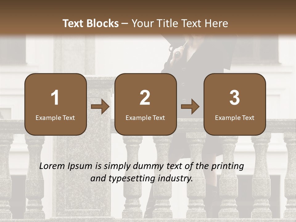Window Lady Human PowerPoint Template