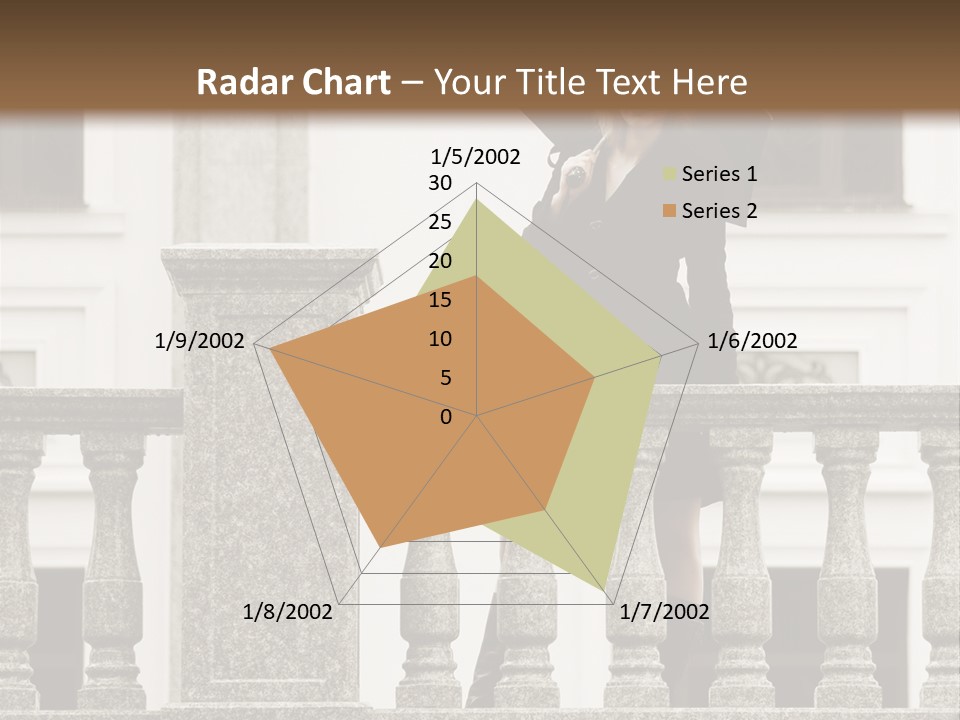Window Lady Human PowerPoint Template