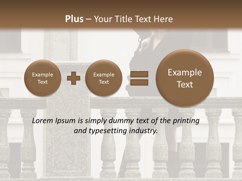 Window Lady Human PowerPoint Template