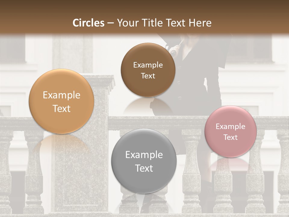 Window Lady Human PowerPoint Template
