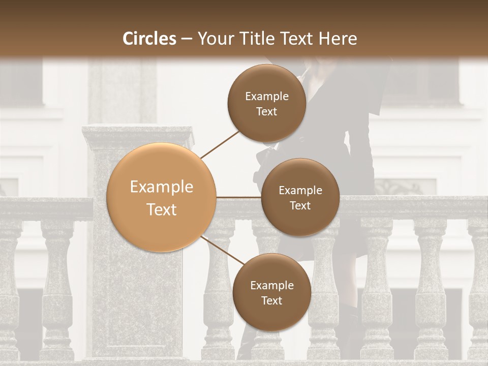 Window Lady Human PowerPoint Template