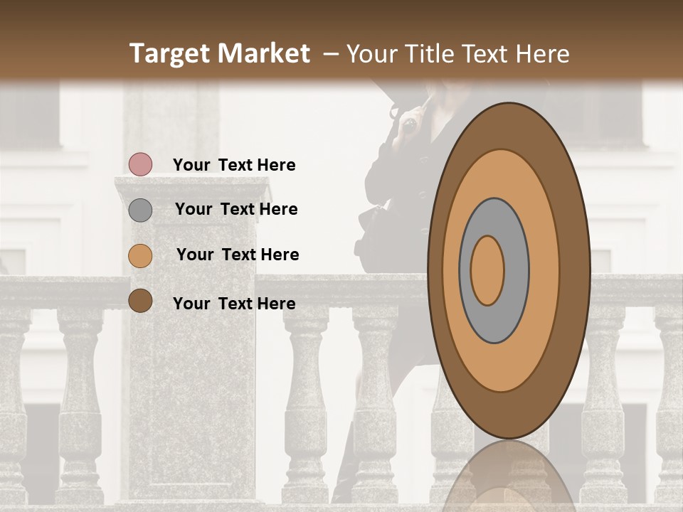 Window Lady Human PowerPoint Template