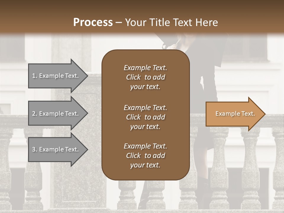 Window Lady Human PowerPoint Template