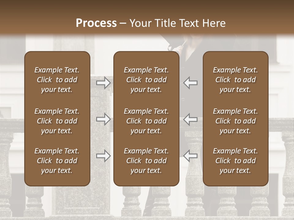 Window Lady Human PowerPoint Template