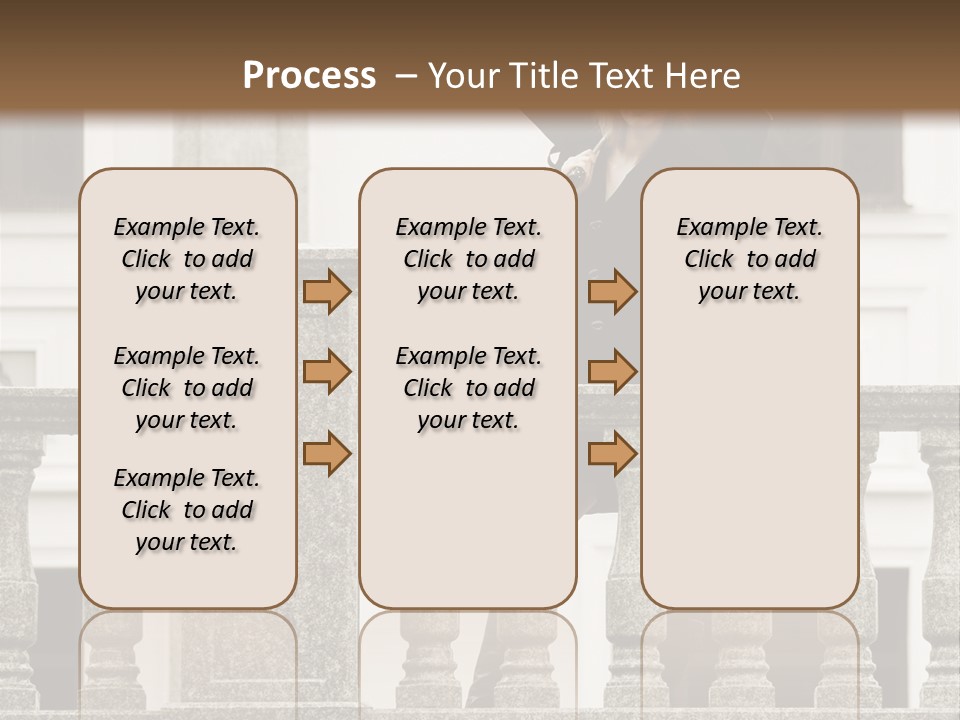 Window Lady Human PowerPoint Template