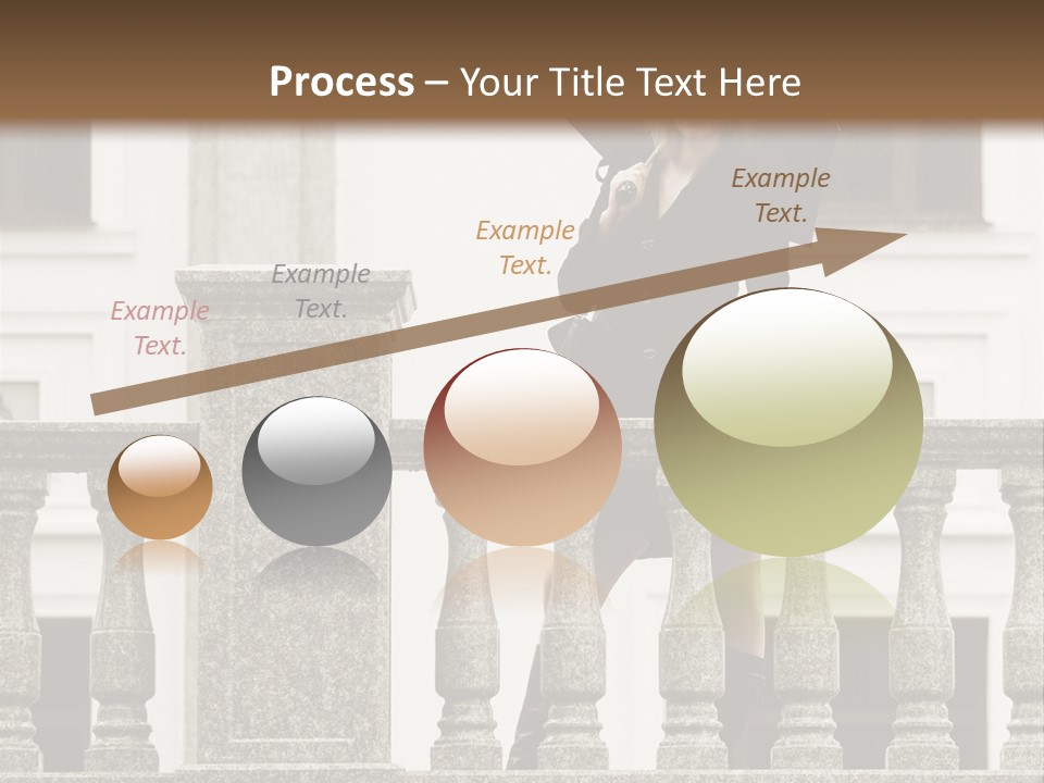 Window Lady Human PowerPoint Template