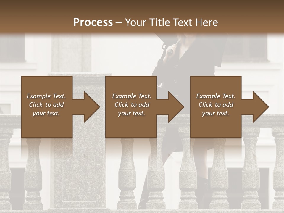 Window Lady Human PowerPoint Template