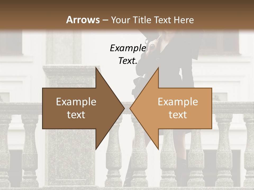 Window Lady Human PowerPoint Template