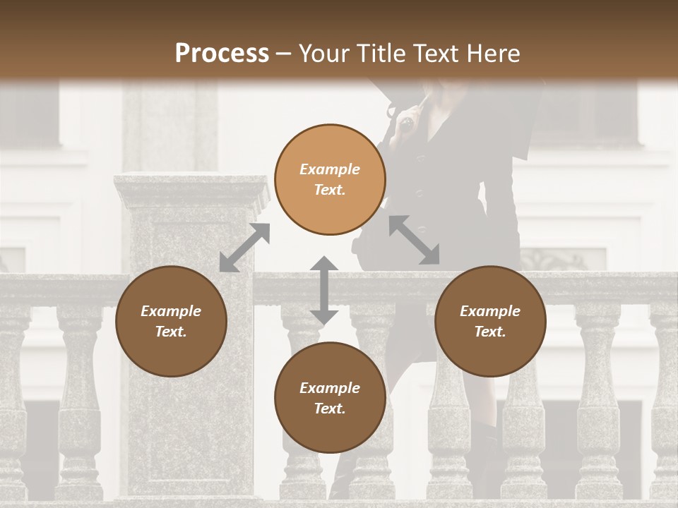 Window Lady Human PowerPoint Template