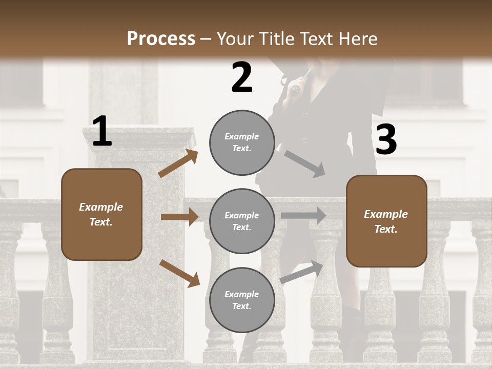 Window Lady Human PowerPoint Template