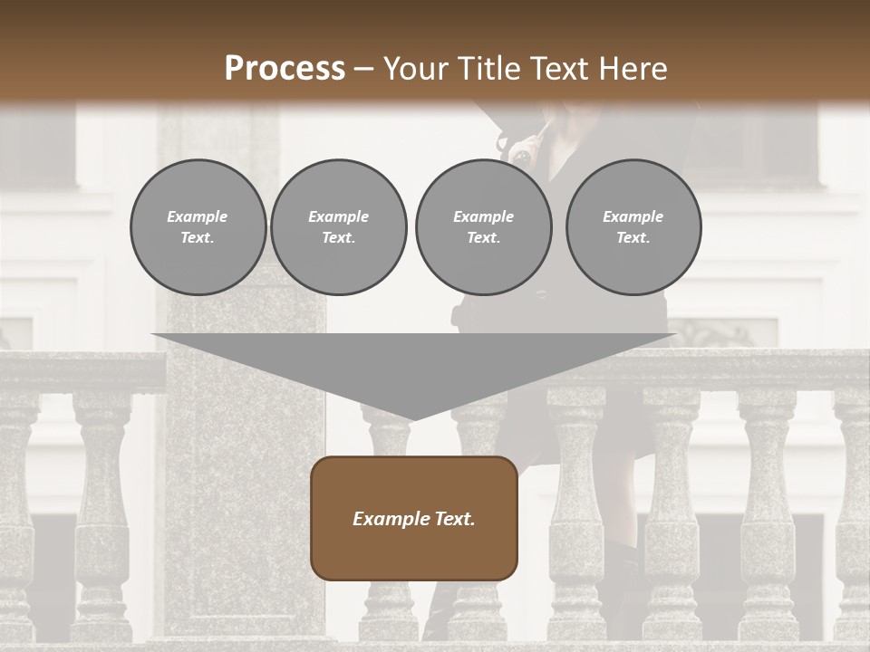 Window Lady Human PowerPoint Template