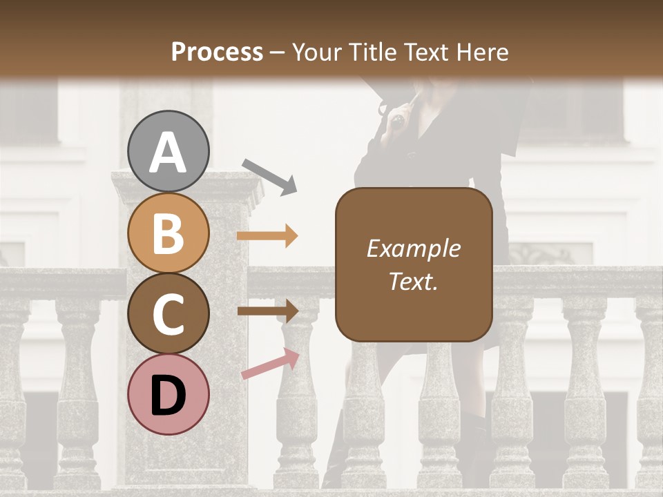 Window Lady Human PowerPoint Template