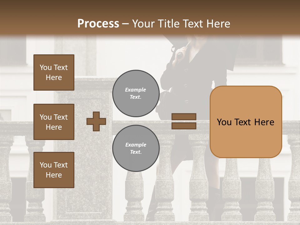 Window Lady Human PowerPoint Template