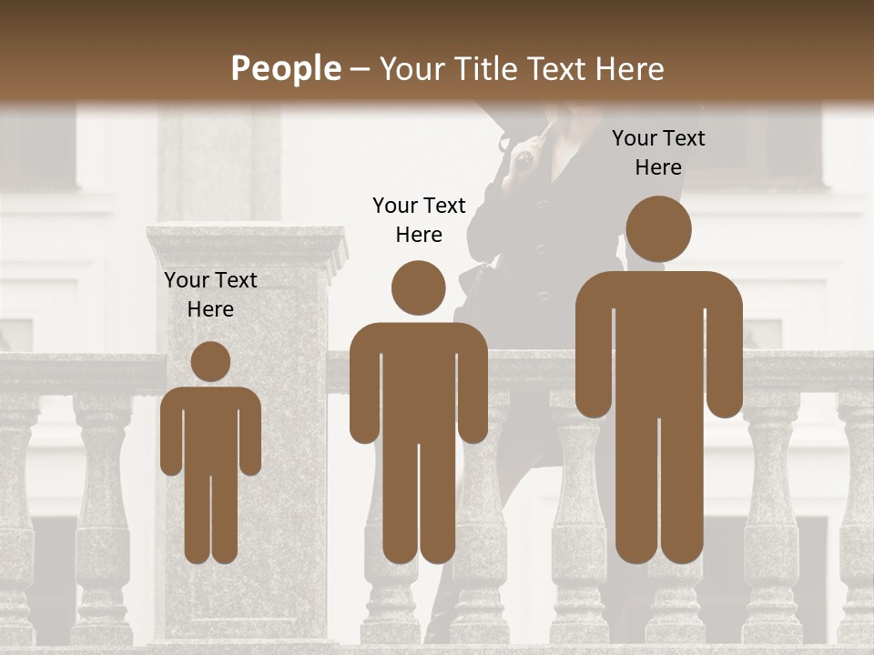 Window Lady Human PowerPoint Template