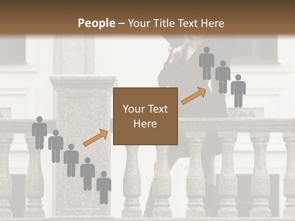 Window Lady Human PowerPoint Template