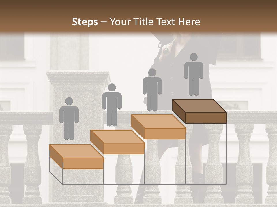 Window Lady Human PowerPoint Template