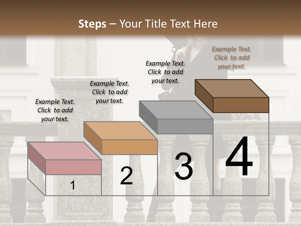 Window Lady Human PowerPoint Template