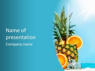 Sky Exotic Tasty PowerPoint Template