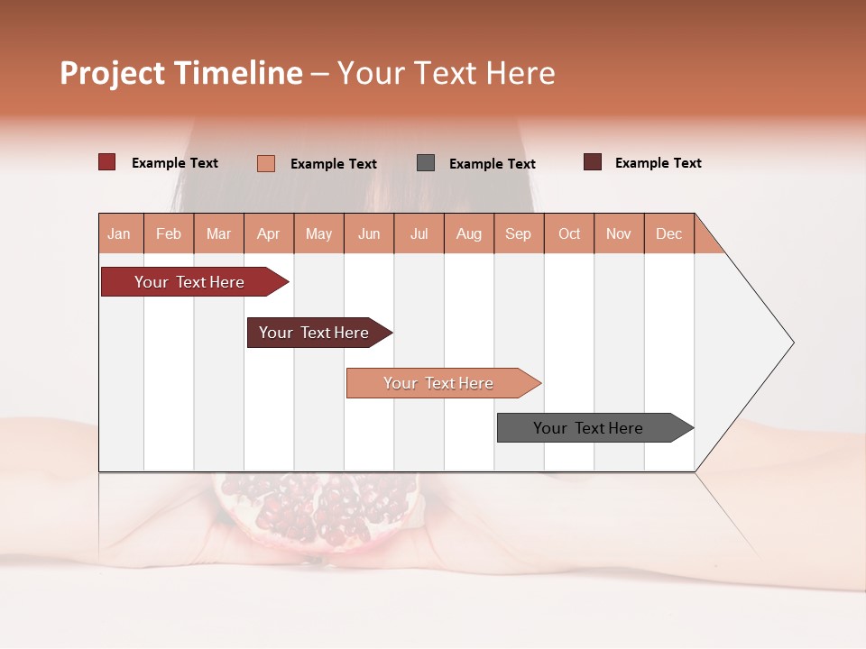 Female Hair Happy PowerPoint Template