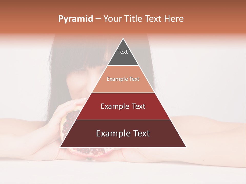 Female Hair Happy PowerPoint Template