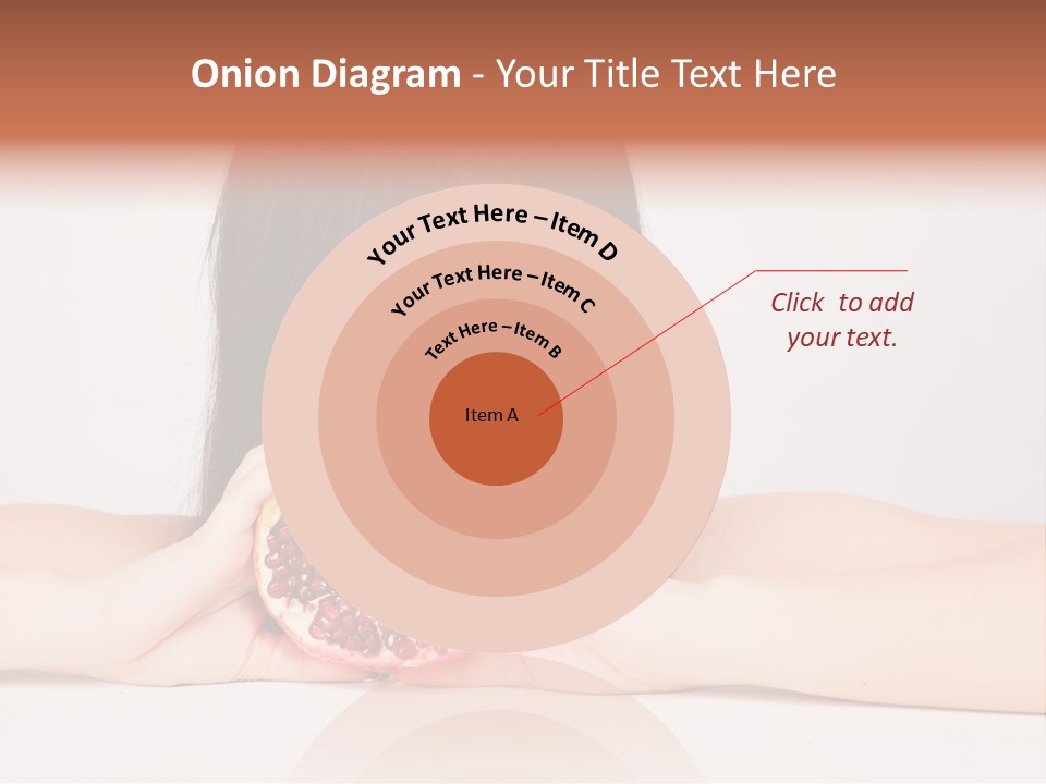 Female Hair Happy PowerPoint Template