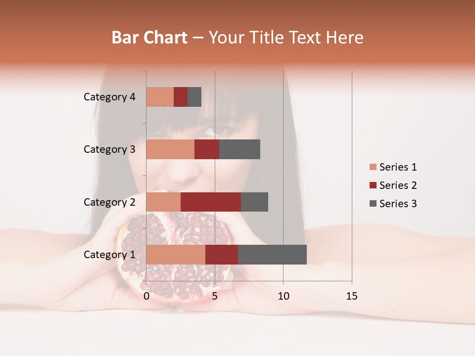 Female Hair Happy PowerPoint Template