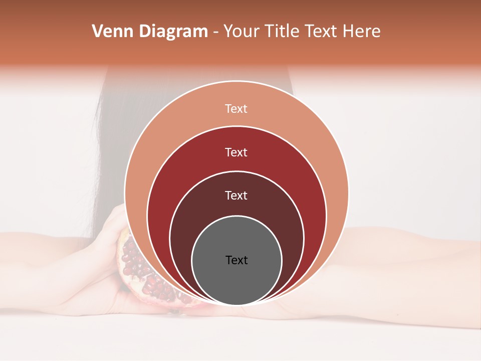 Female Hair Happy PowerPoint Template