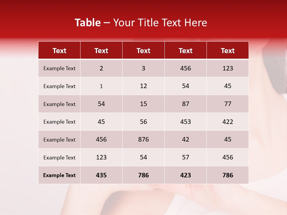 Women Person Y PowerPoint Template