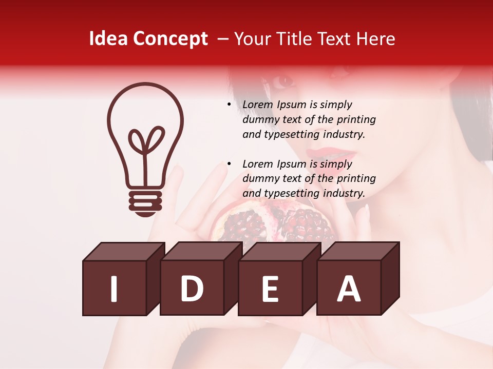 Women Person Y PowerPoint Template