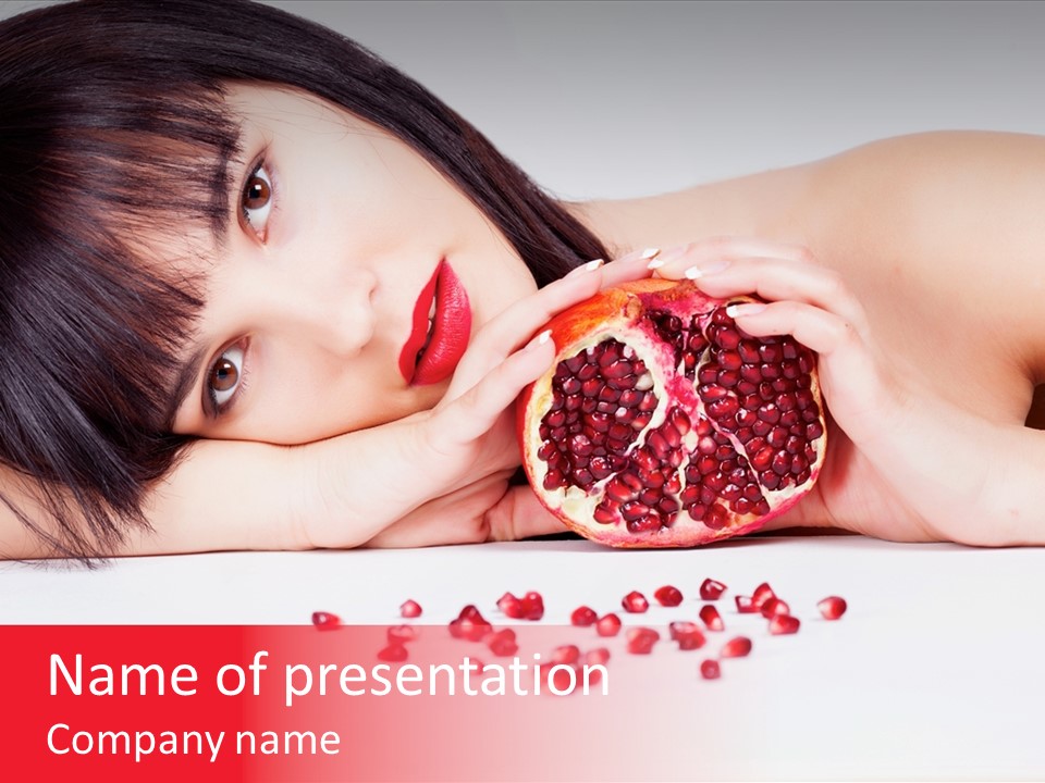 Joy Female Lady PowerPoint Template