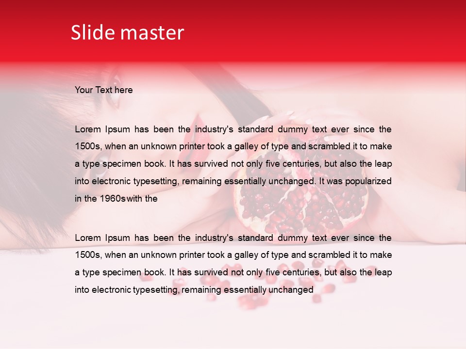 Joy Female Lady PowerPoint Template