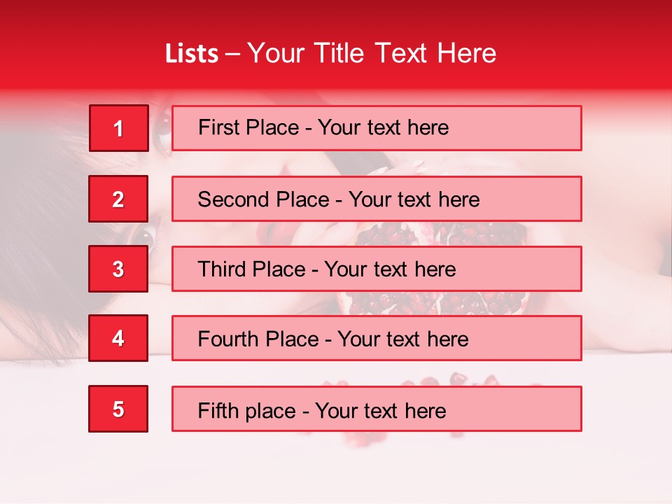 Joy Female Lady PowerPoint Template