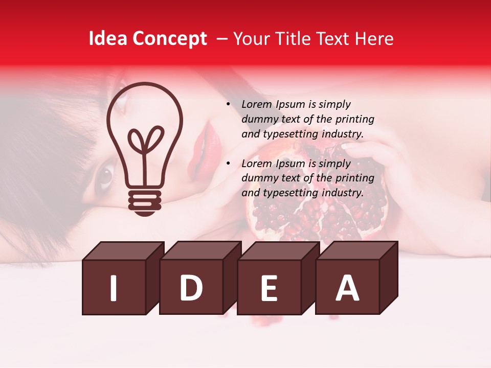 Joy Female Lady PowerPoint Template