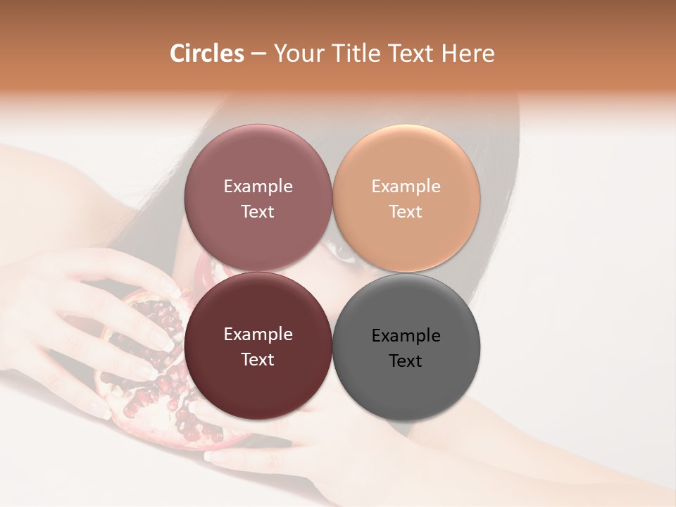 Apple Fruit Girl PowerPoint Template