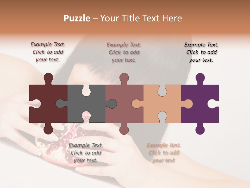 Apple Fruit Girl PowerPoint Template