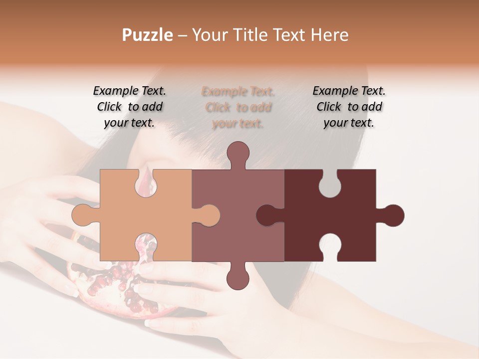 Apple Fruit Girl PowerPoint Template