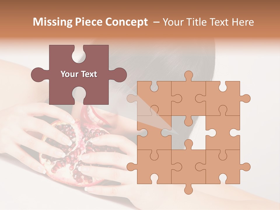 Apple Fruit Girl PowerPoint Template