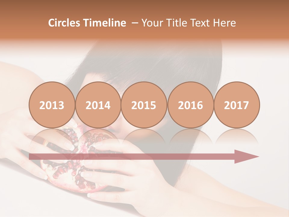 Apple Fruit Girl PowerPoint Template