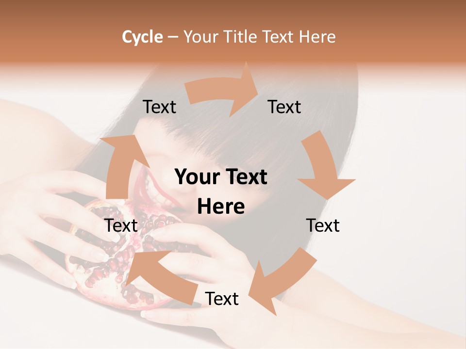 Apple Fruit Girl PowerPoint Template