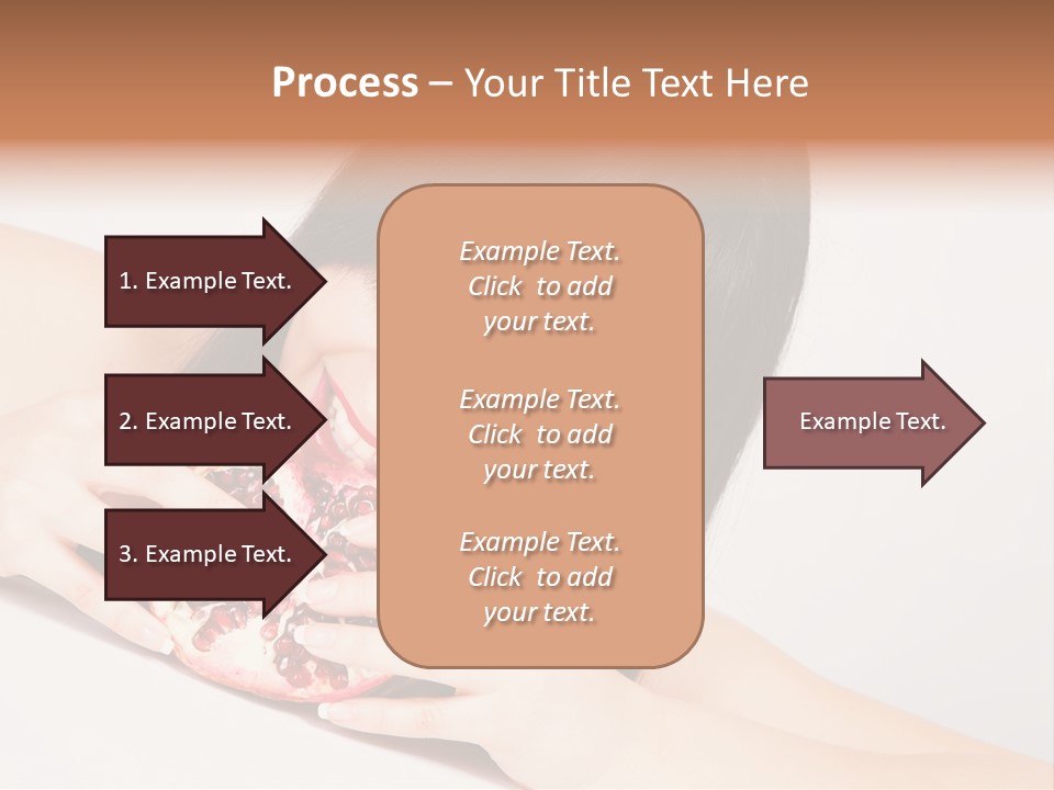 Apple Fruit Girl PowerPoint Template