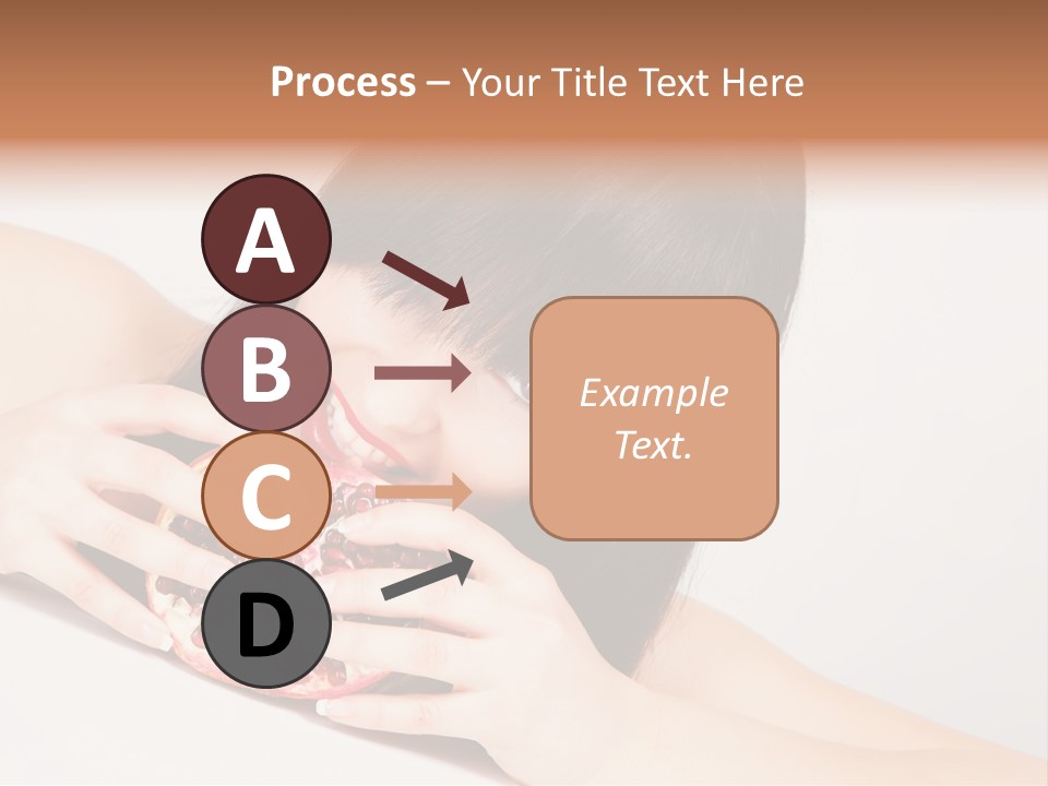 Apple Fruit Girl PowerPoint Template