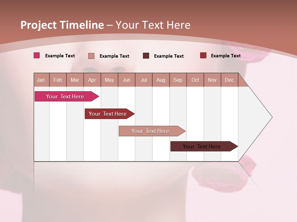 Glamorous Face Model PowerPoint Template
