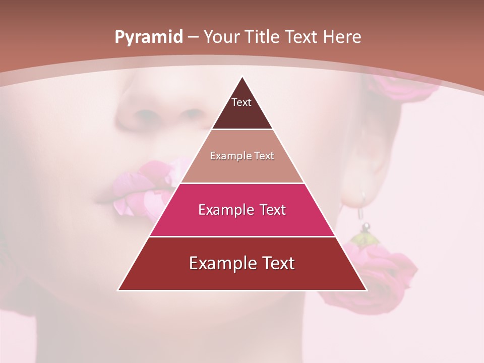 Glamorous Face Model PowerPoint Template